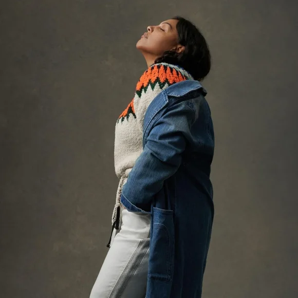 Anthroplogie Peggy Denim Duster Jacket - Picture 2 of 15